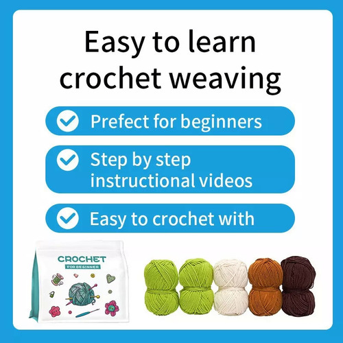 . Kit De Inicio De Crochet Material Tejido De Cactus 4