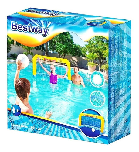 Juego Arco Inflable Pileta Con Pelota Bestway 52123