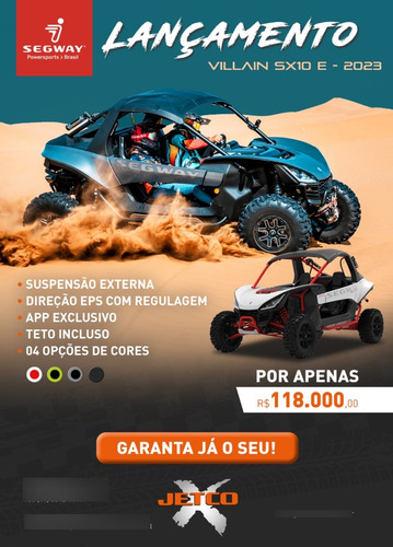 Utv Segway Villain Sx10 E 2025 Canam Maverick X3 Polaris Rzr
