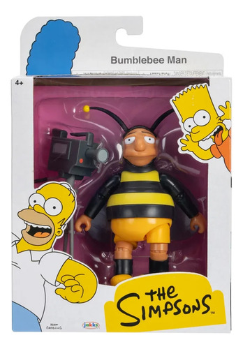 Figura Hombre Abejorro The Simpsons 12 Cm Jakks Pacific