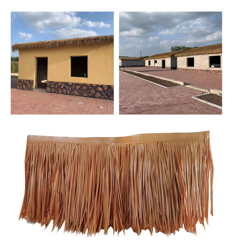Telhado De Palha Artificial Thatch Resistente 39,4 Estilo E