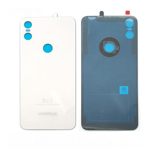 Tapa Trasera Motorola Moto One + Adhesivo White