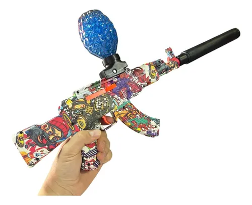 Pistola Bolas De Gel Hidrogel Juguete Ak47 Eléctrica