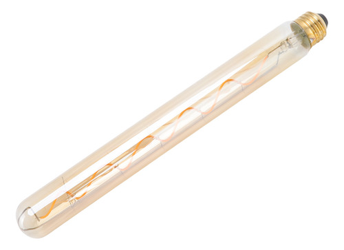 Bombilla Tubular Led Dorada Cálida E27 E26 Regulable Vintage