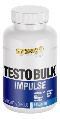 Testo Bulk Impulse 120 cápsulas - G7 Legacy - Sabor prehormonal sin sabor