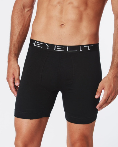 Imagen 3 de 9 de Boxer Eyelit Algodón Con Lycra Pierna Larga 526- Pack X 3