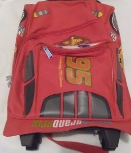 Mochila Carrito Llantitas Kinder Cars