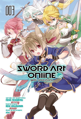 Sword Art Online: Girls' Operations Vol. 3, de Kawahara, Reki. Editora Panini Brasil LTDA, capa mole em português, 2021