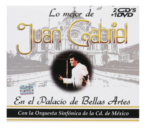 Lo Mejor De Juan Gabriel En Palacio Bellas Artes 2 Cd + Dvd