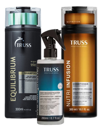 Truss Kit Shampoo Equilibrium Cond Infusion + Reconstrutor