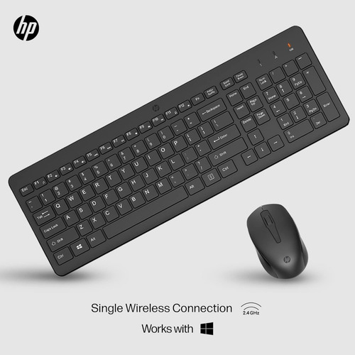 Kit Teclado Y Mouse Hp 330 Inalámbrico Usb-a Español 2v9e6aa