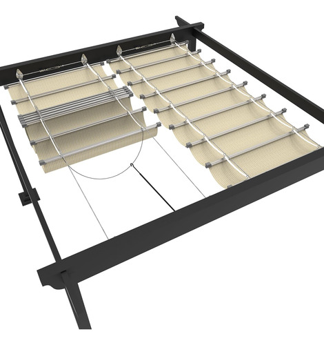 Toldo Retráctil De Repuesto Para Pérgola Con Herrajes Para C