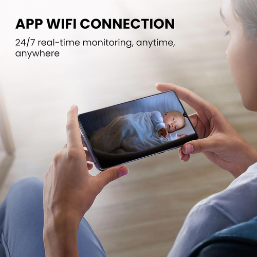 Camara De Seguridad, Camara Interior Wifi De 2 K, 100 Dia...