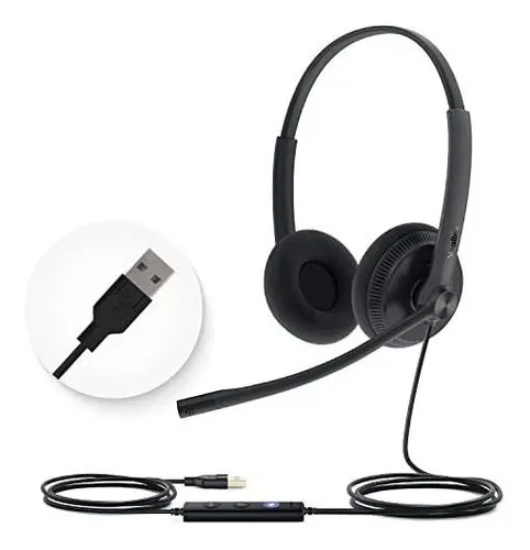 Auriculares Yealink Con Micr fono Auriculares Usb Pc Equipos