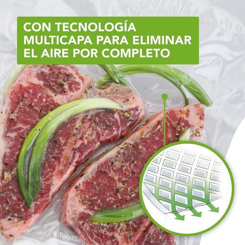 Rollos Bolsas Almacenamiento Alimentos Al Vacío.