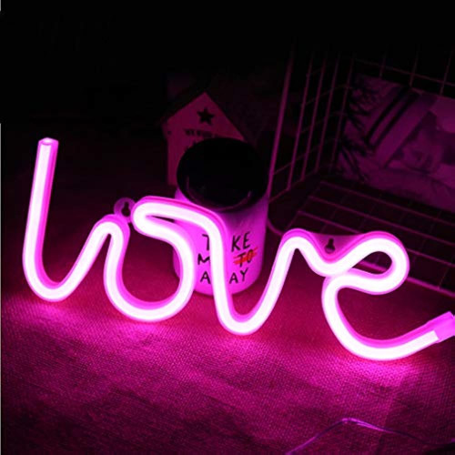 Mortime Love Led Neon Light Sign Para Suministros Para Fiest