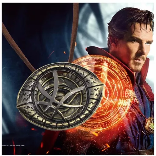 MARVEL DRSTEYEPNK03 Doutor Estranho Olho de Agamotto Colar com pingente,  ouro