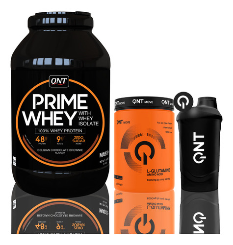 Prime Whey 4.4 Lb + Glutamina 350 Gr + Shaker Gratis