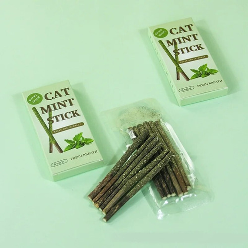 Palitos Para Masticar Cat Toys, 100% Naturales, Con Hierba G