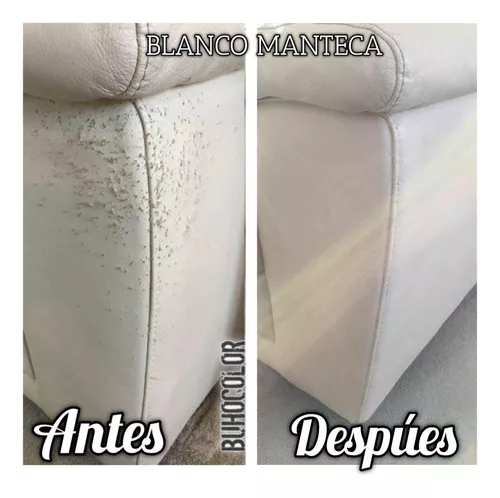 Cuero Liquido Blanco Manteca - Restaura Superficies Gastadas