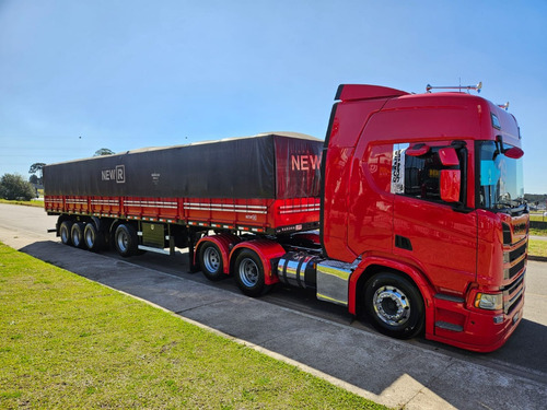 Scania R450 6x2 Ano 19 Highline + 4 Eixo Randon Ano 23 13.5m