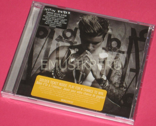 Justin Bieber Purpose Fanpack Disco + Polo Original - Emk