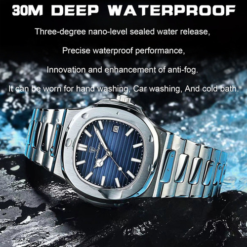 Relojes De Pulsera Poedagar Classic Luminous Calendar