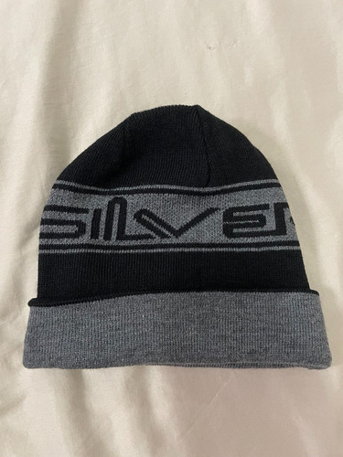 Gorro Quiksilver Letreiro, Original! Cinza Un Geométrico