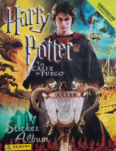 Álbum Harry Potter Y El Cáliz De Fuego Panini(aa335