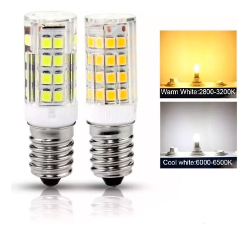 Ampolleta Led E14 Led 6 Watts Frías Y Cálidas