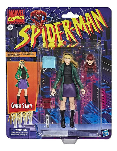 Figura De Spider-man Colección Marvel Comics - Gwen Stacy