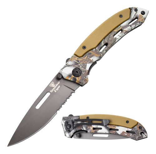 Snake Eye Tactical Navaja De Bolsillo Plegable Ultra Suave C