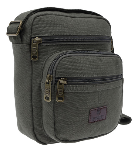 Mochila Messenger Casual K-swiss Naptown Color Olivo