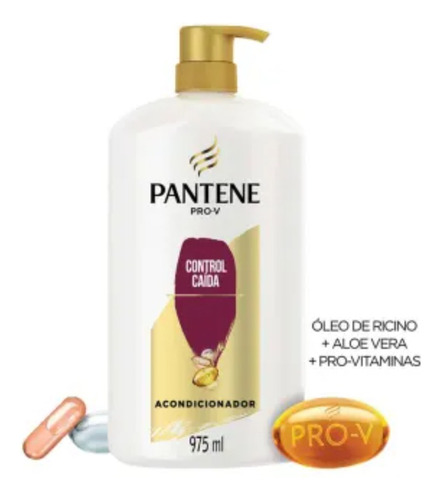 2 Pza Acondicionador Pantene Pro-v Control Caída 975 Ml