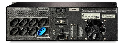 Nobreak Nhs Premium Pdv Seno 1500va Rack 3u E.bi S.120v 220v Cor Preto