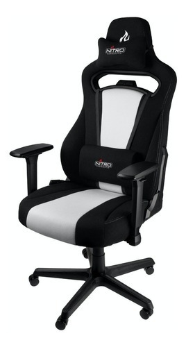 Silla Gamer Profesional Nitro Concepts E250 White Revogames Color Blanco