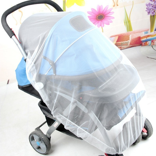 Mosquitero Para Bebe Love Apto Coche O Cuna De Tul Planeta !