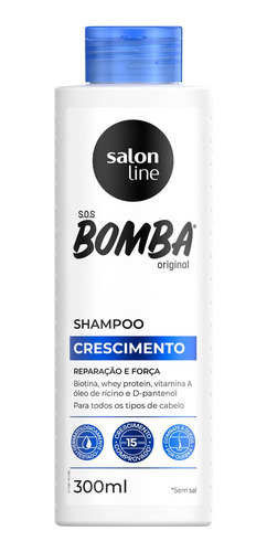 Shampoo S.o.s 300ml Bomba Original Salon Line
