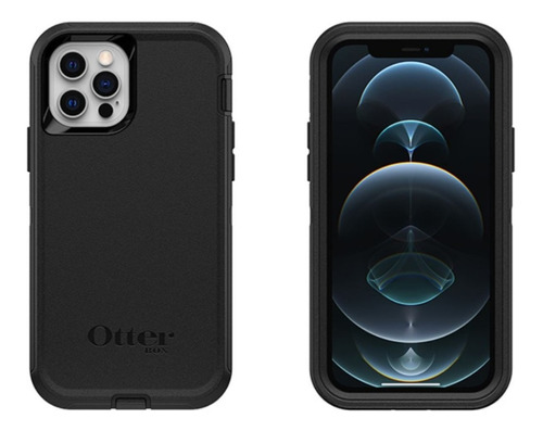 Carcasa Otterbox Defender iPhone 12/ 12 Pro + Mica Vidrio T.