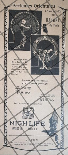 Publicidad Retro Art Nouveau Tienda High Life 1926 /16