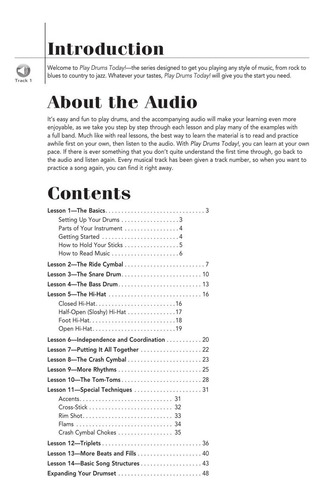 Play Drums Today! Level 1, A Complete Guide To The Basics.