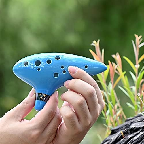 Ocarina 12 Hoyos Alto C Ocarinas De Cerámica, Instrumento Mu