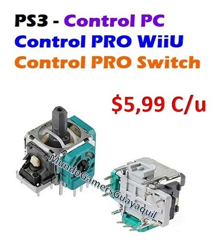 Análogo Joystick Ps3 Switch Control Pro Wiiu Control Pro