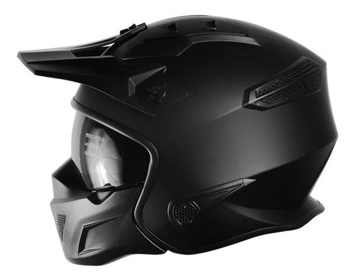 Imagen 7 de 10 de Casco Para Moto Kov Con Mascara Rock-o Certificado Dot