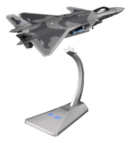 Avión De Juguete De Simulación De Aleación J20 A Escala