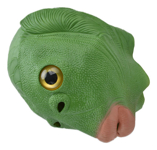 Máscara De Cabeça De Peixe Cute Funny Animal Cosplay Prop La