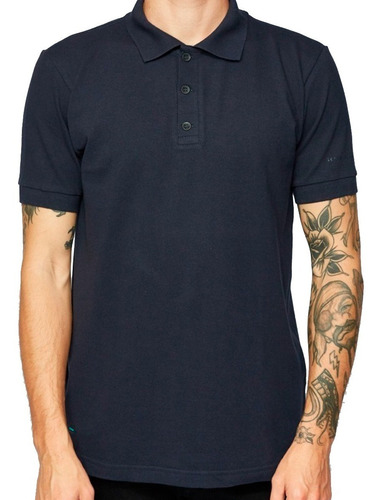 Camisa Sense Casual Wear Golo Polo Masculino Marinho