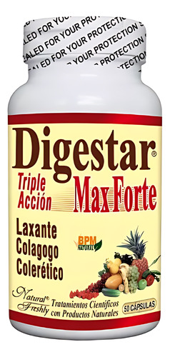 Digestar Max Forte Frasco 50 Capsulas