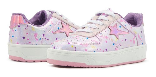 Tenis Para Niña Urbano Moda Tropicana Estrellas 13-21