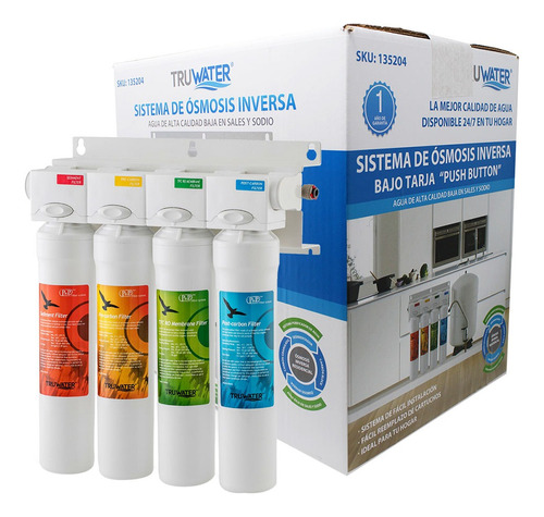Sistema Ósmosis Inversa Residencial Truwater